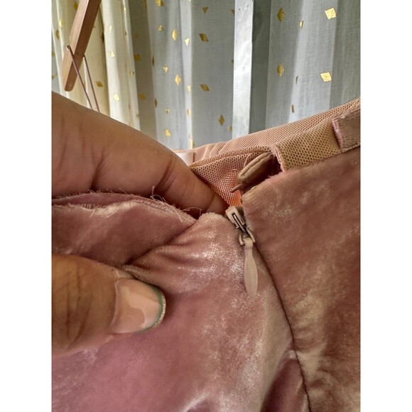 5a7 Cinq a Sept NWT Marceau Strapless Velvet Ruffle Sheath Midi Dress Back Slit - Picture 9 of 12